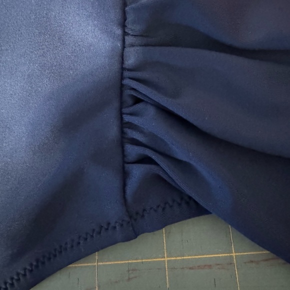 3X Davi & Dani Navy & Stripe Two Piece Swimsuit EUC. Only washed never worn. - Picture 5 of 7